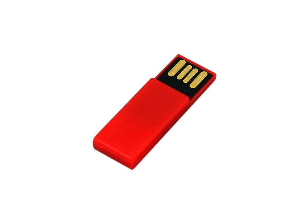 USB 2.0- флешка промо на 8 Гб в виде скрепки на заказ с логотипом компании
