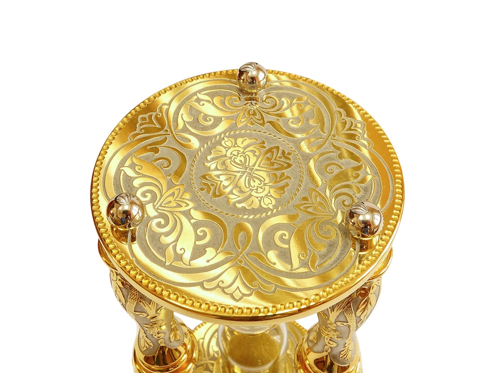 Песочные часы «Золотой песок» на заказ с логотипом компании
