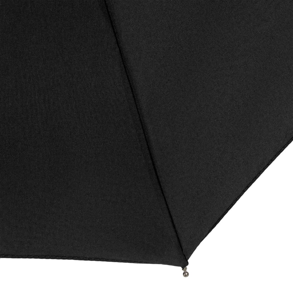 Зонт складной Hit Mini, черный с нанесением логотипа в Москве