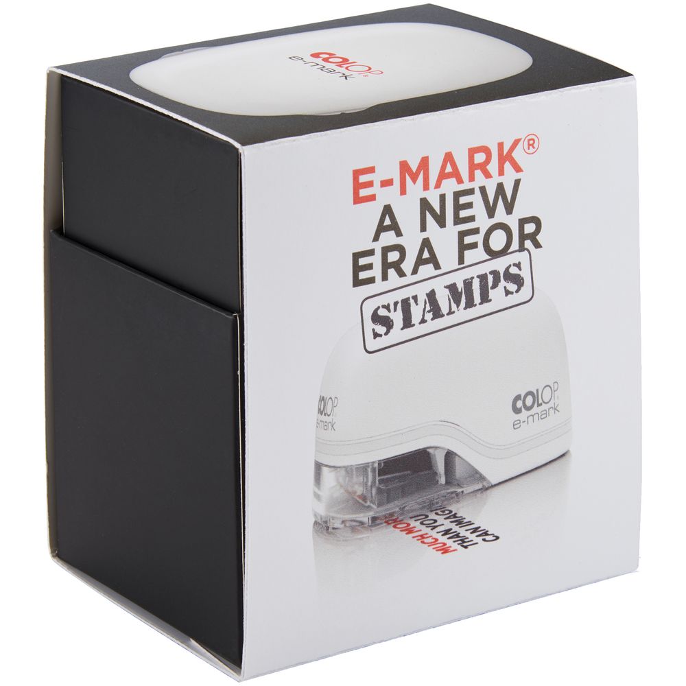 Мобильный принтер Colop E-mark, белый с нанесением логотипа в Москве