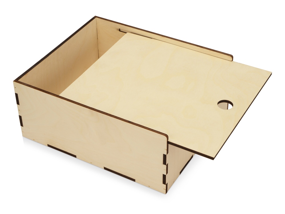 Деревянная подарочная коробка-пенал, L оптом под нанесение
