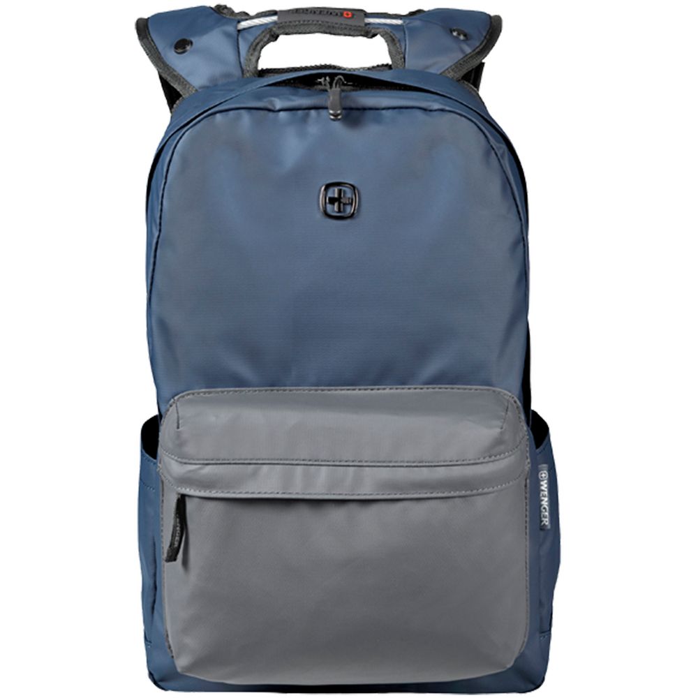 Рюкзак Photon с водоотталкивающим покрытием, голубой с серым на заказ с логотипом компании