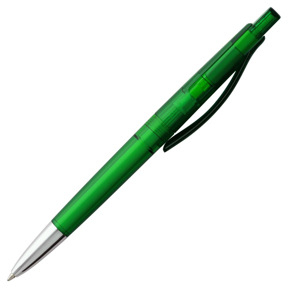 Ручка шариковая Prodir DS2 PTC, зеленая на заказ с логотипом компании