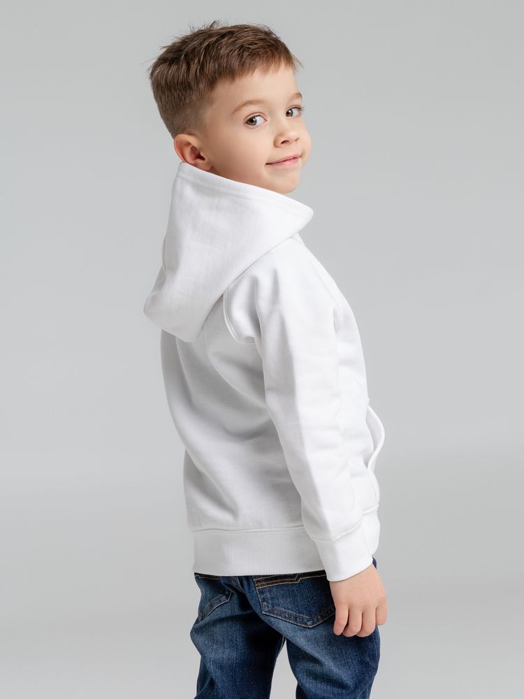 Толстовка детская Stellar Kids, белая, на рост 96-104 см (4 года) заказать под нанесение логотипа