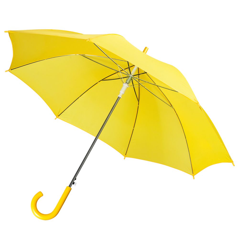 Зонт-трость Promo, желтый оптом под нанесение