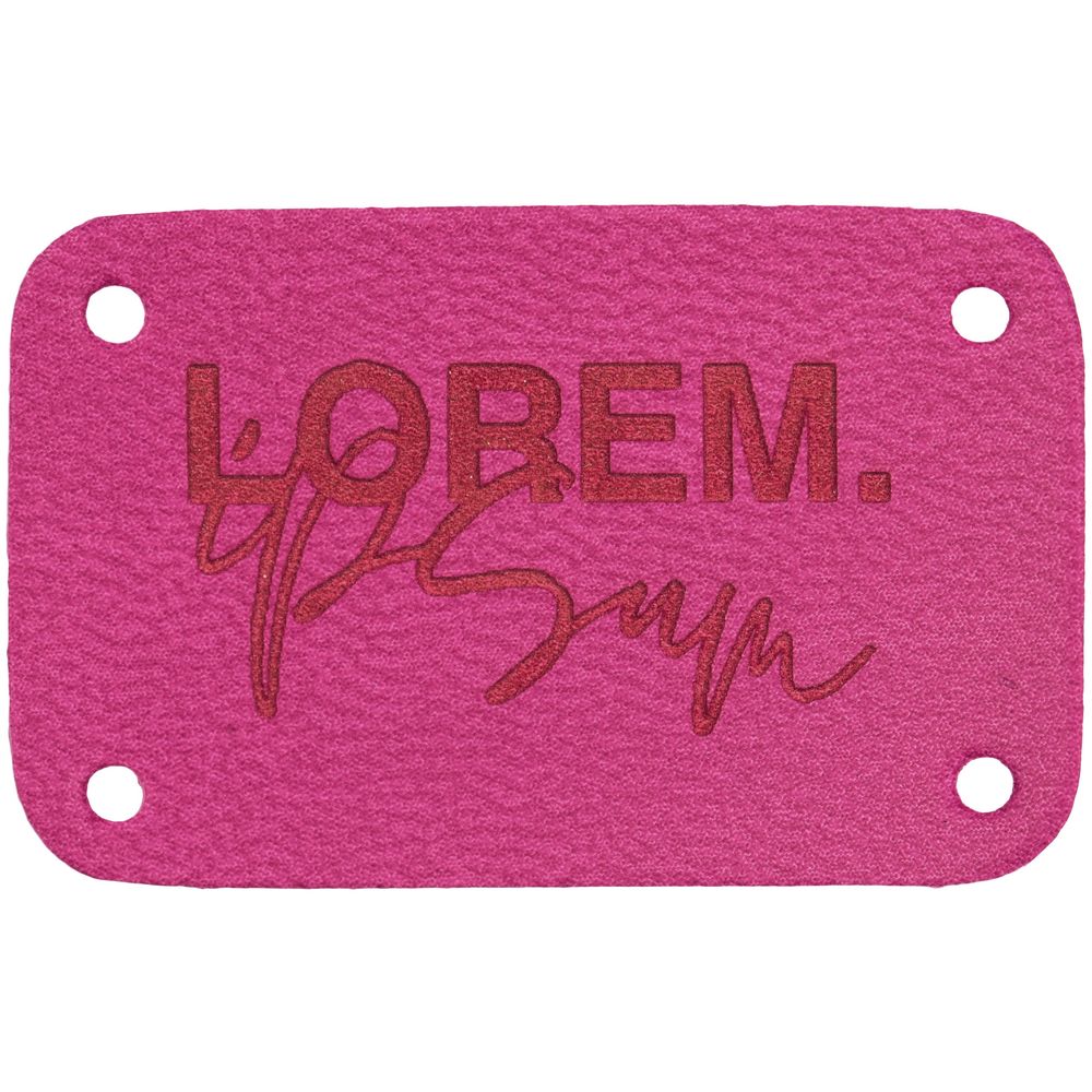 Лейбл Latte, S, розовый с нанесением логотипа в Москве