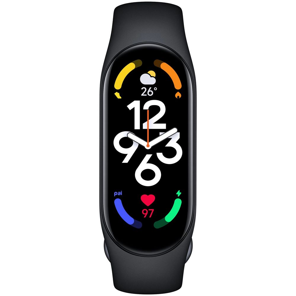 Фитнес-браслет Mi Smart Band 7, черный на заказ с логотипом компании