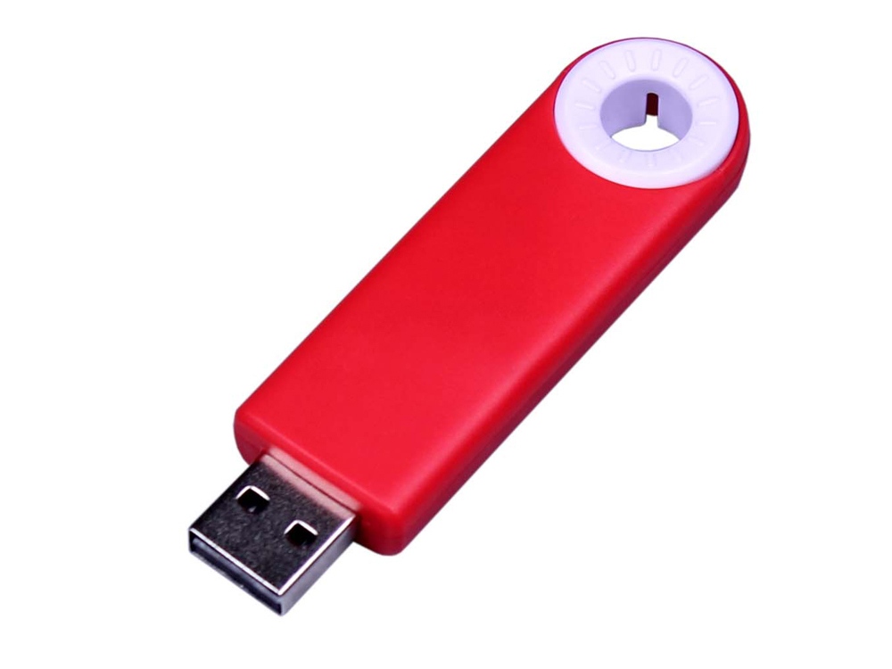 USB 3.0- флешка промо на 32 Гб прямоугольной формы, выдвижной механизм заказать в Москве