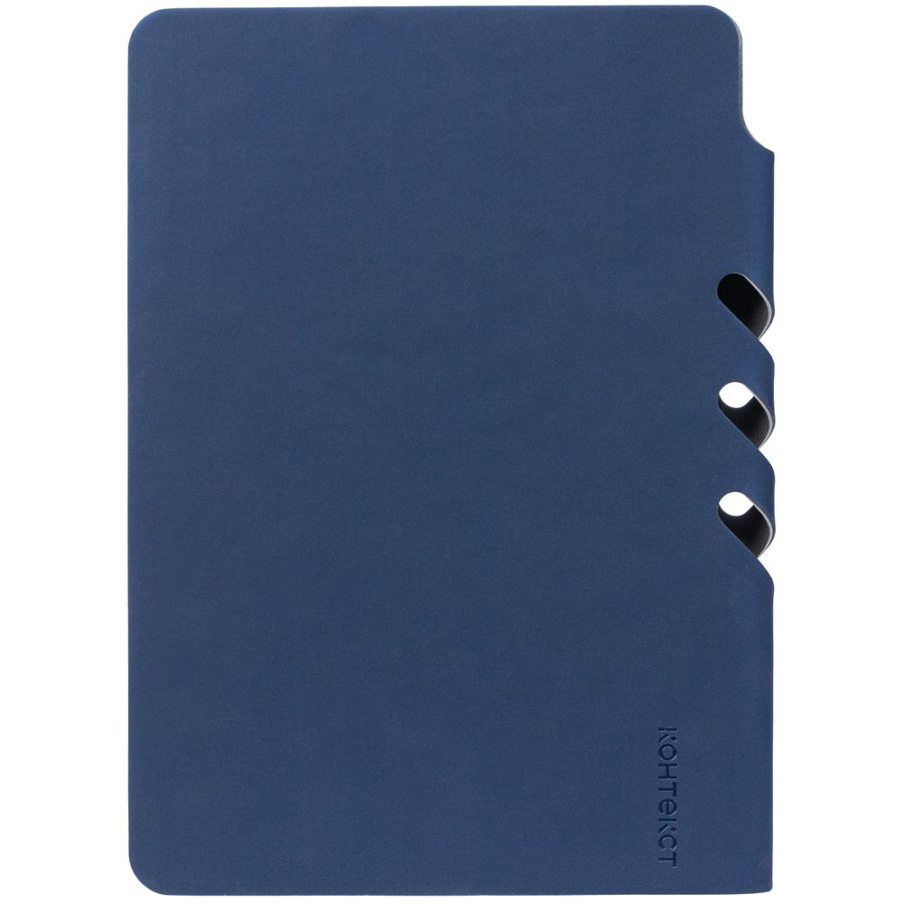 Ежедневник Flexpen Mini, недатированный, синий на заказ с логотипом компании