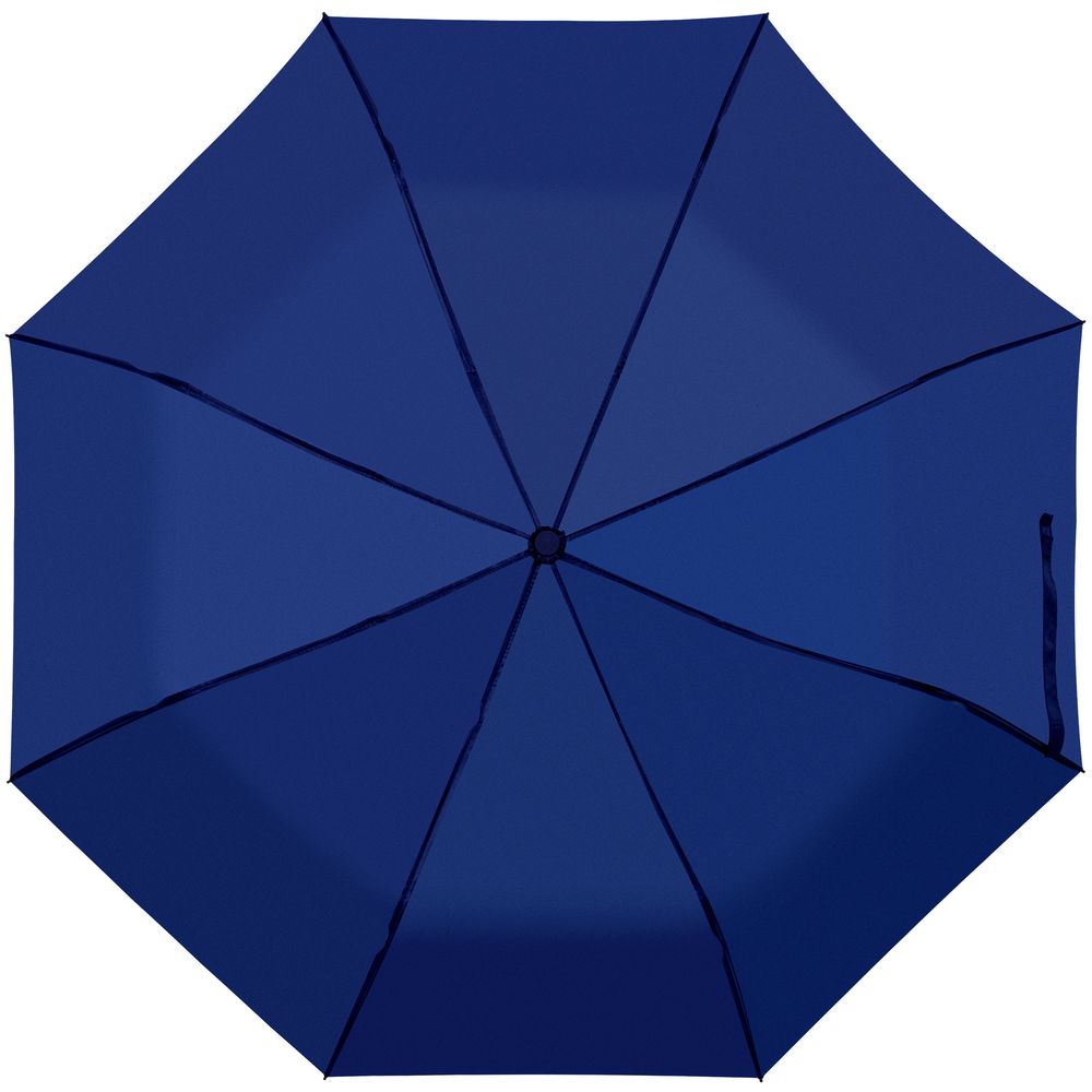 Складной зонт Tomas, синий на заказ с логотипом компании