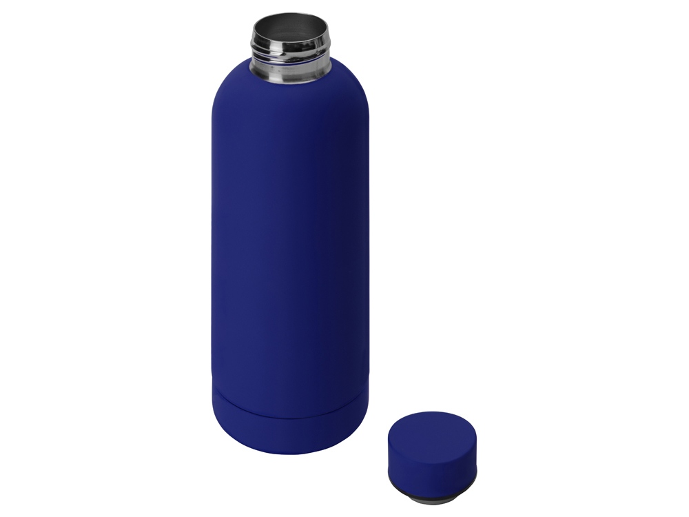 Вакуумная термобутылка с медной изоляцией  «Cask», soft-touch, 500 мл заказать под нанесение логотипа