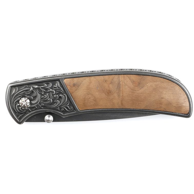 Складной нож Stinger S055B, коричневый заказать под нанесение логотипа