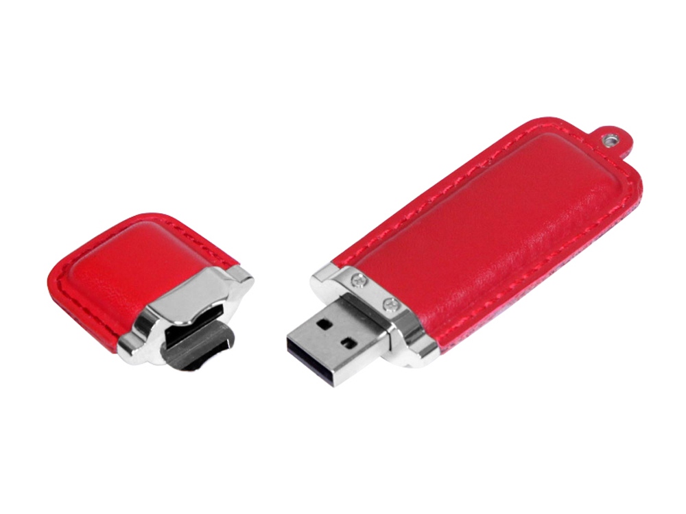 USB 2.0- флешка на 16 Гб классической прямоугольной формы заказать под нанесение логотипа