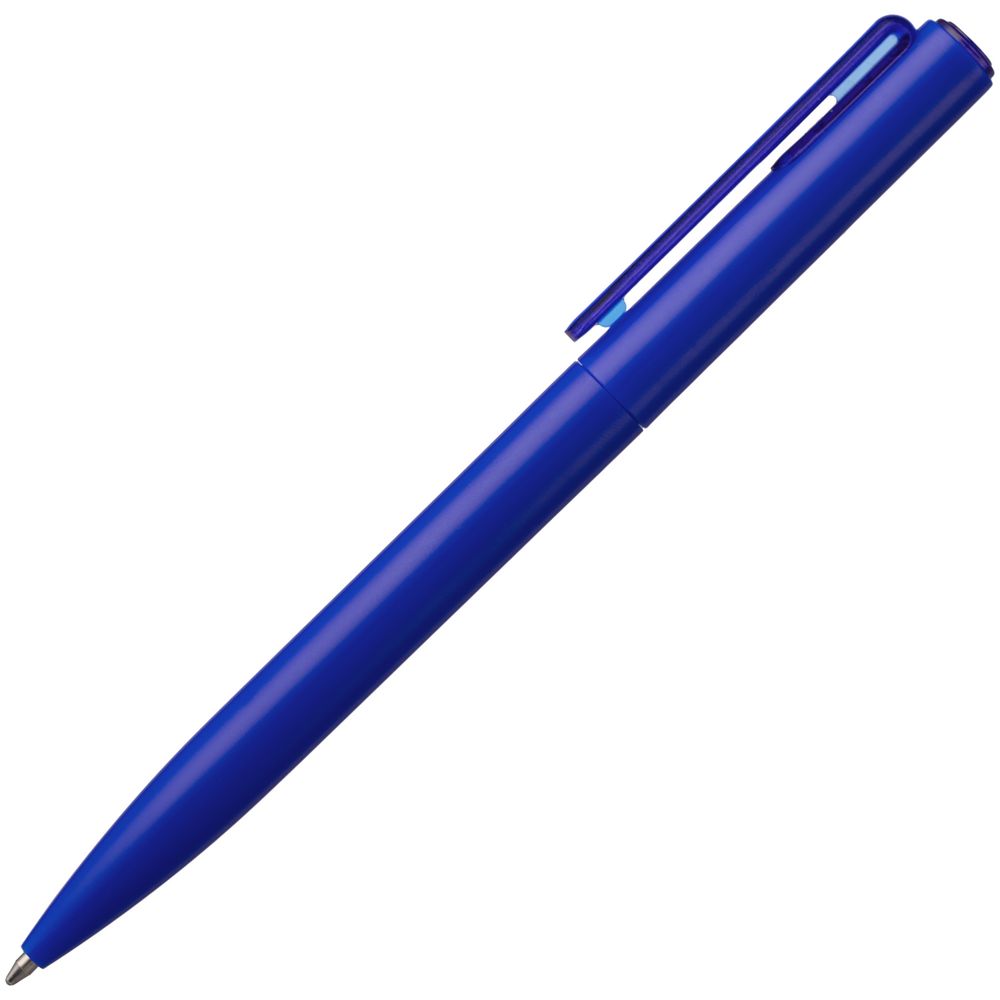 Ручка шариковая Drift, синяя на заказ с логотипом компании