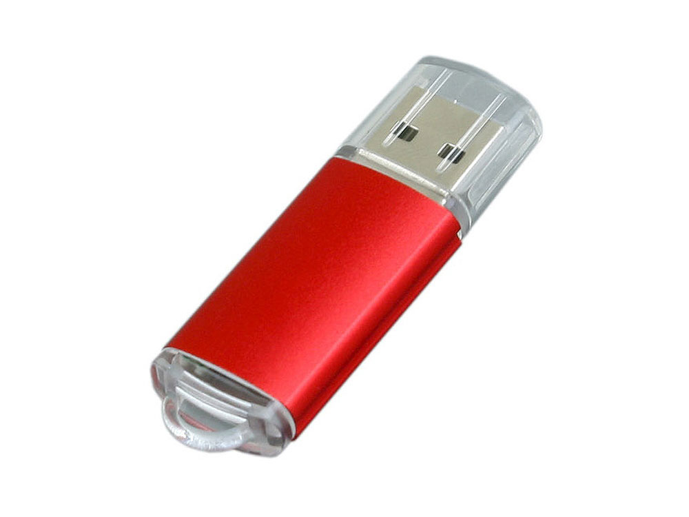 USB 2.0- флешка на 8 Гб с прозрачным колпачком заказать в Москве