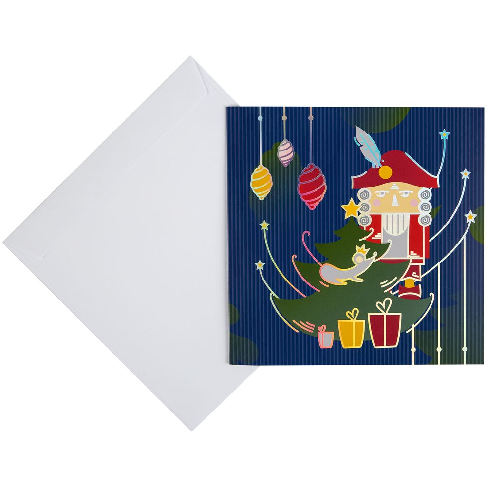Набор Warmest Wishes: 3 открытки с конвертами на заказ с логотипом компании