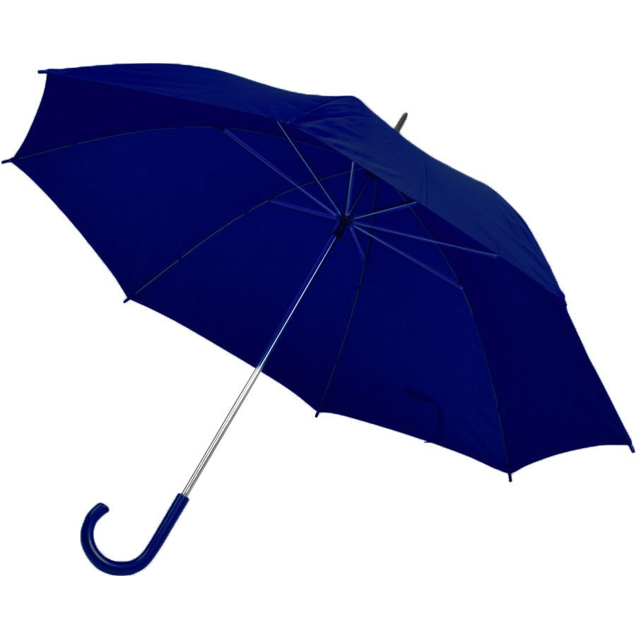 Зонт-трость с пластиковой ручкой, механический оптом под нанесение
