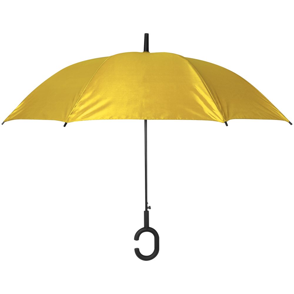 Зонт-трость Charme, желтый с нанесением логотипа в Москве