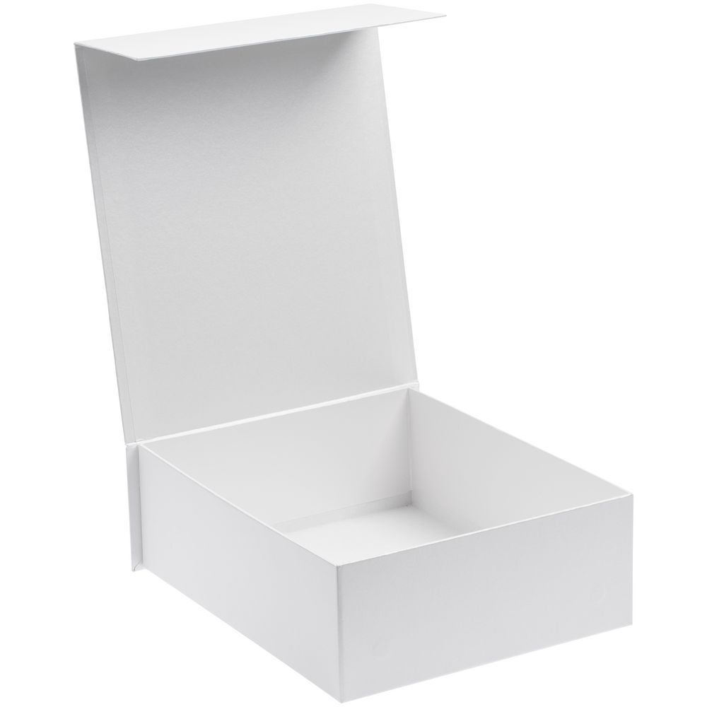 Коробка Fizz с ложементом под бокалы для шампанского, белая заказать под нанесение логотипа