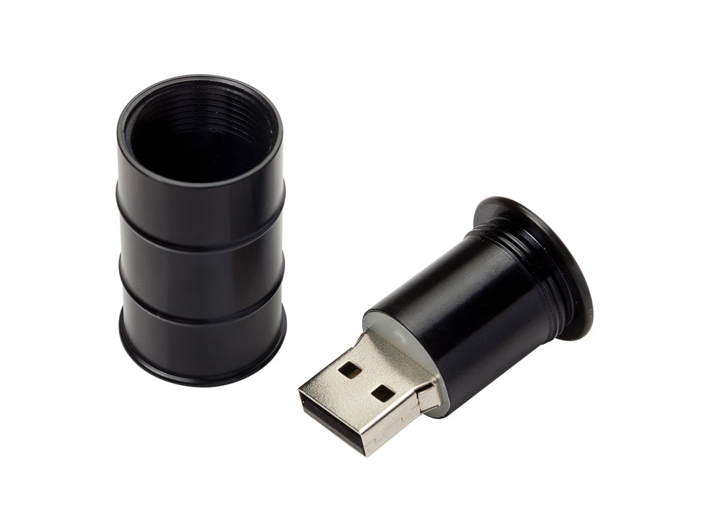 USB 2.0- флешка на 512 Мб «Бочка» оптом под нанесение