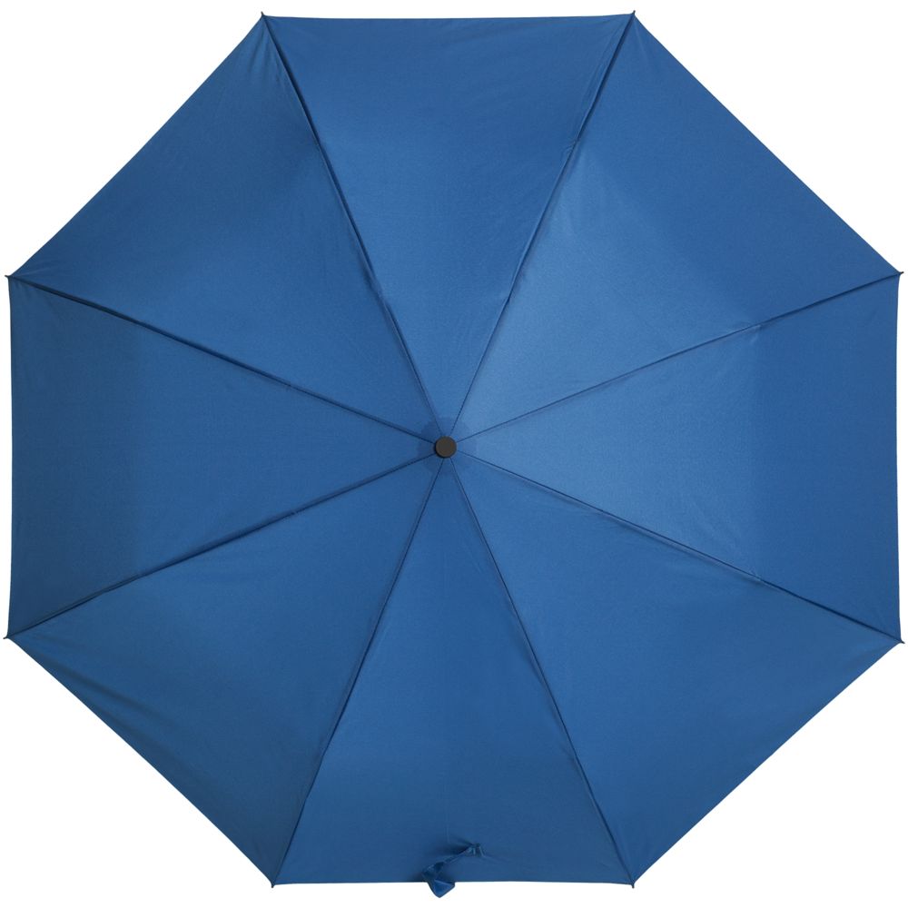 Складной зонт Magic с проявляющимся рисунком, синий оптом под нанесение