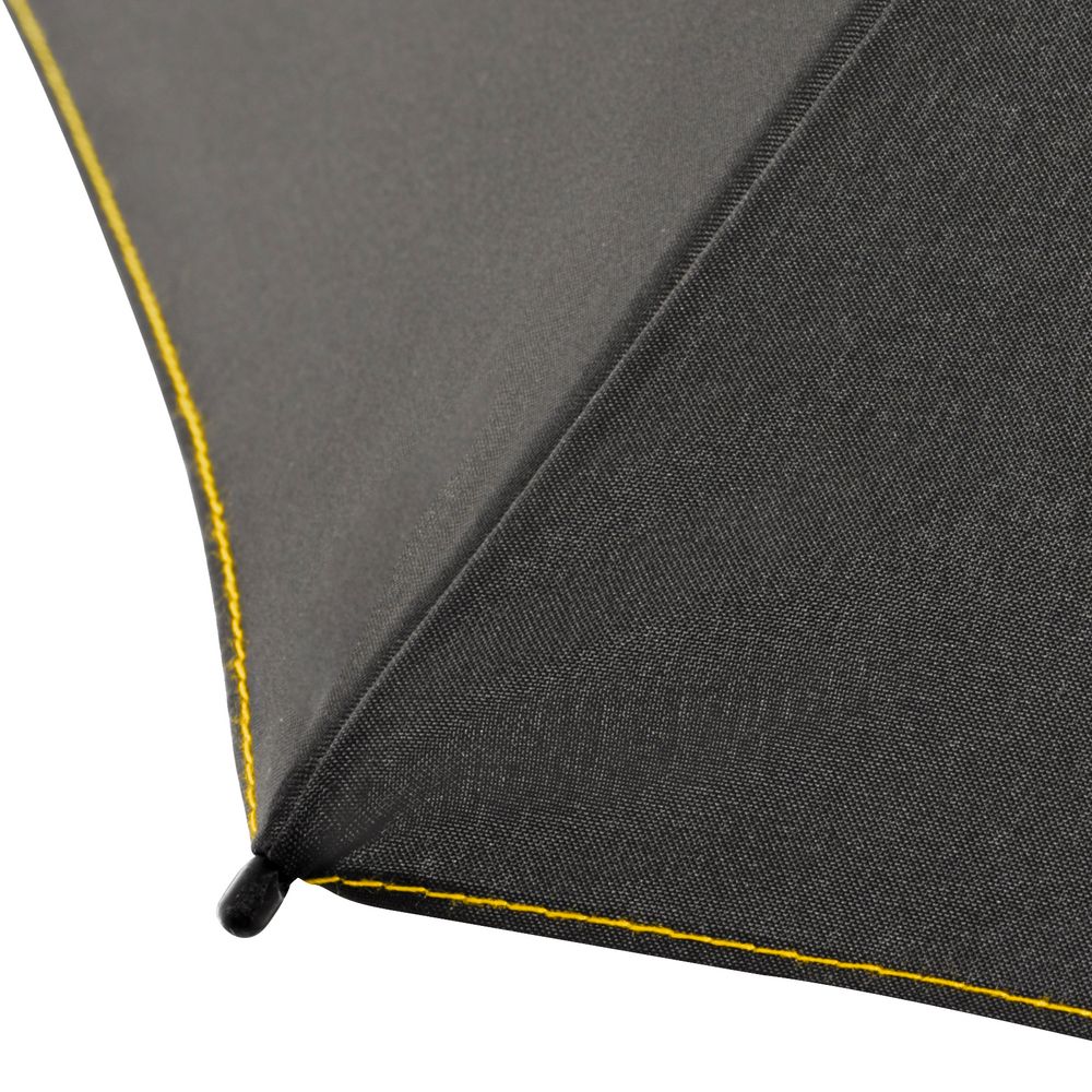 Зонт складной AOC Mini с цветными спицами, желтый оптом под нанесение