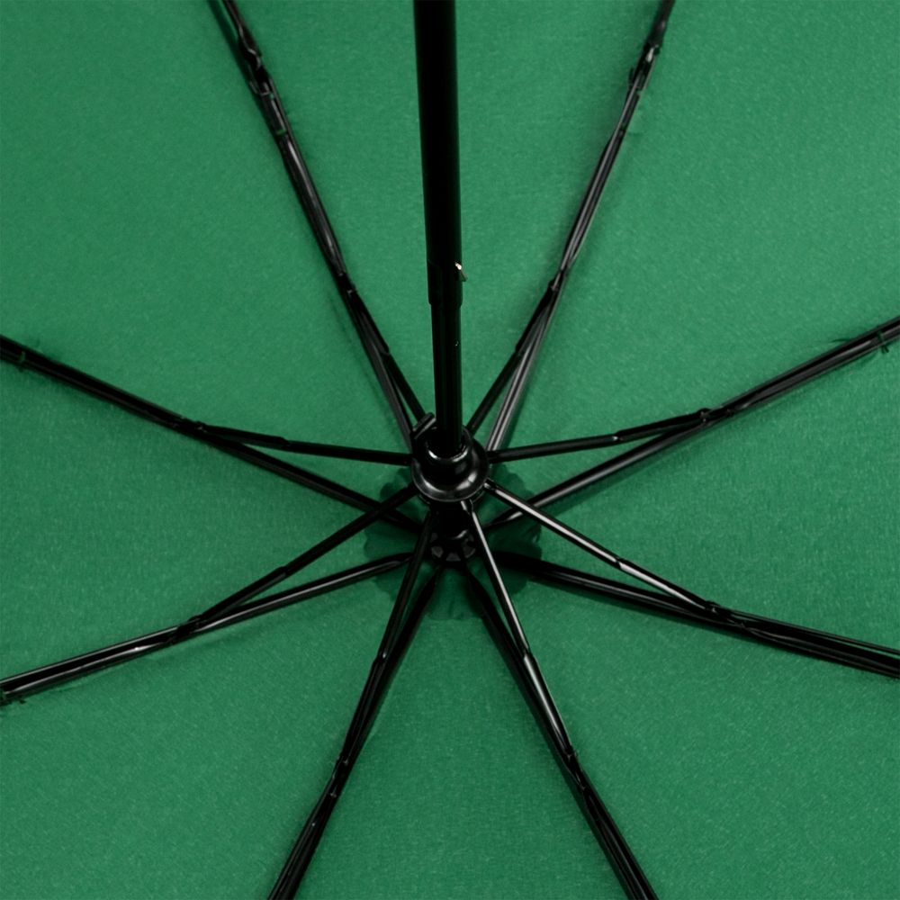 Зонт складной Hit Mini ver.2, зеленый с нанесением логотипа в Москве