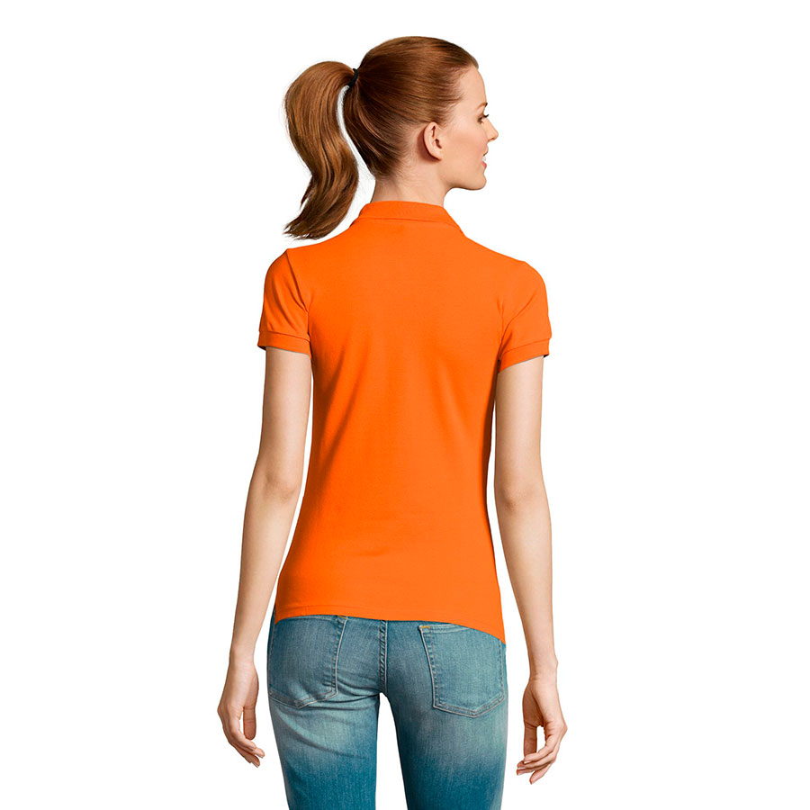 Поло женское PASSION, оранжевый, S, 100% хлопок, 170 г/м2 на заказ с логотипом компании