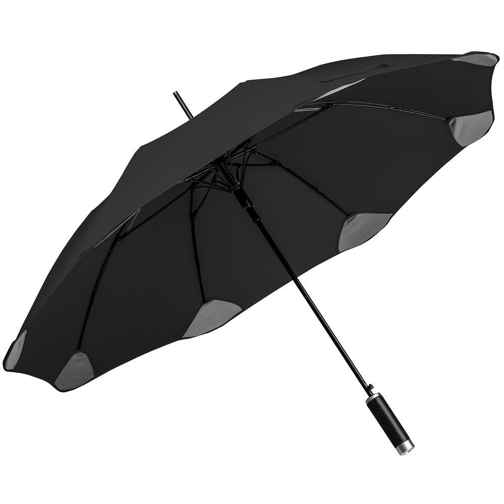 Зонт-трость Pulla, черный заказать в Москве