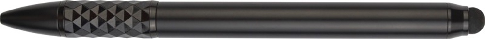 Ручка-стилус металлическая шариковая «Tactical Dark» оптом под нанесение