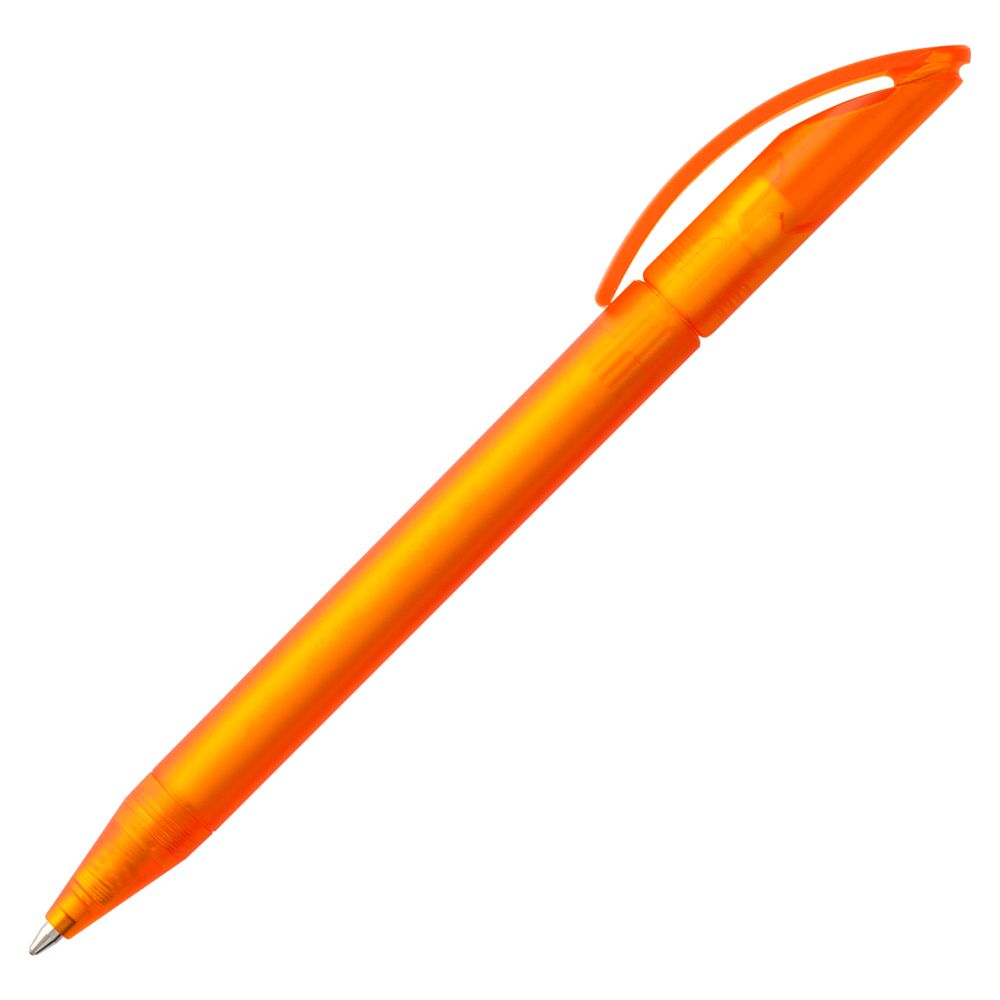 Ручка шариковая Prodir DS3 TFF, оранжевая с нанесением логотипа в Москве