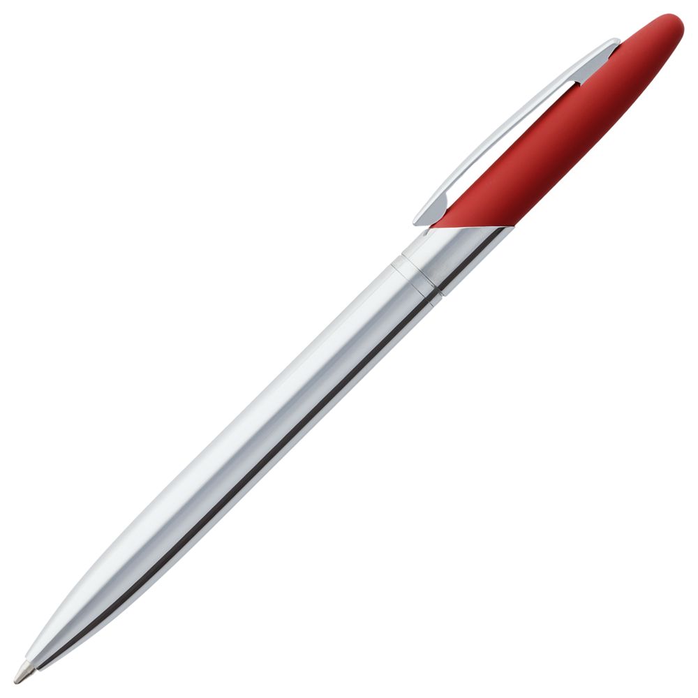 Ручка шариковая Dagger Soft Touch, красная заказать под нанесение логотипа