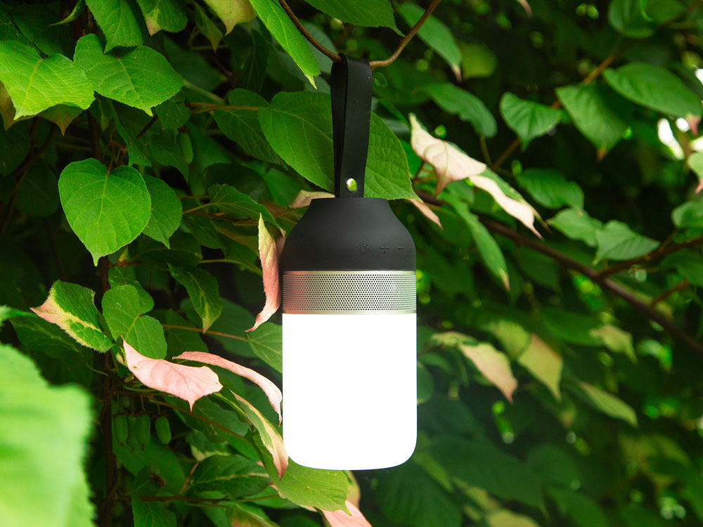 Портативный беспроводной Bluetooth динамик «Lantern» со встроенным светильником на заказ с логотипом компании