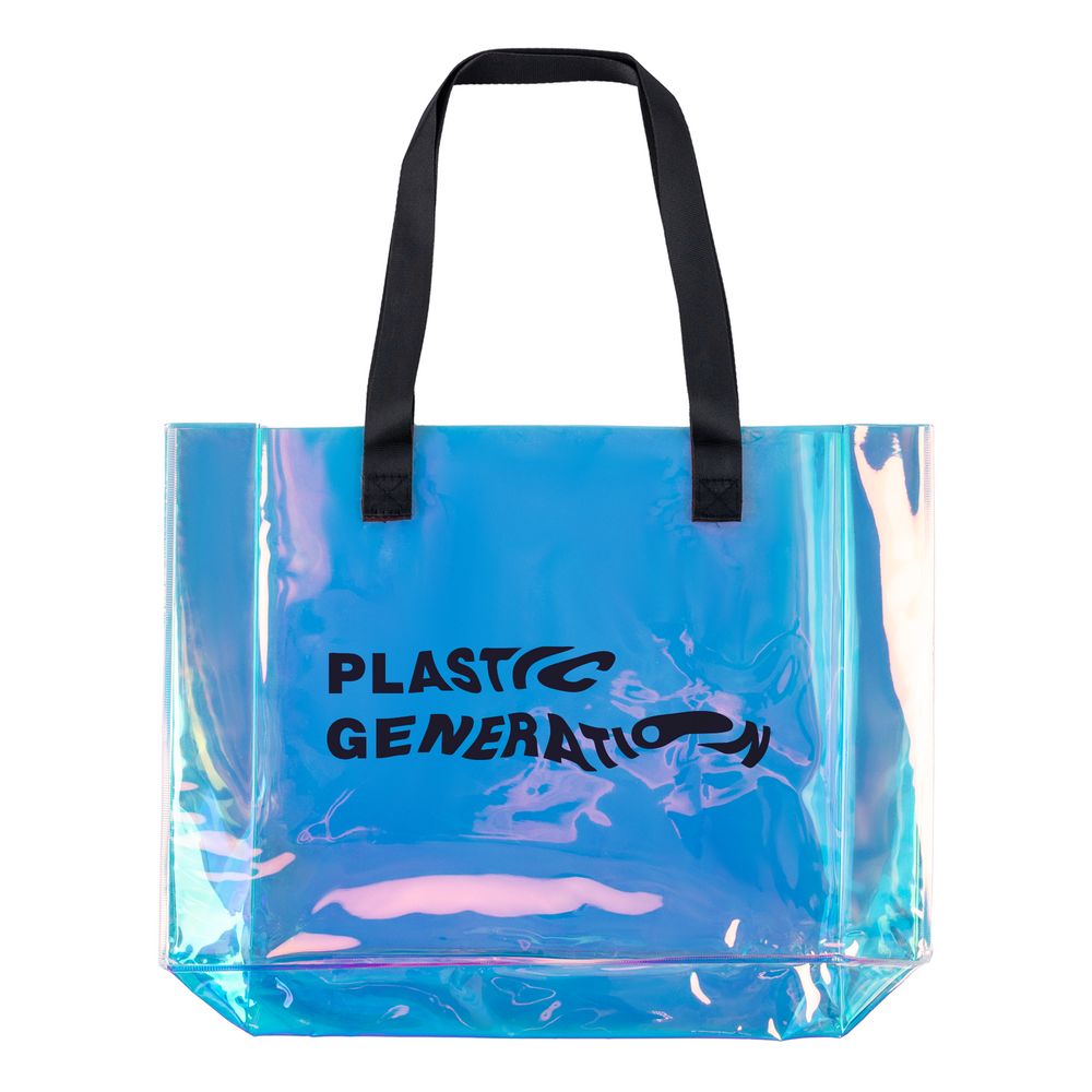 Сумка для покупок Plastic Generation, полупрозрачная заказать под нанесение логотипа