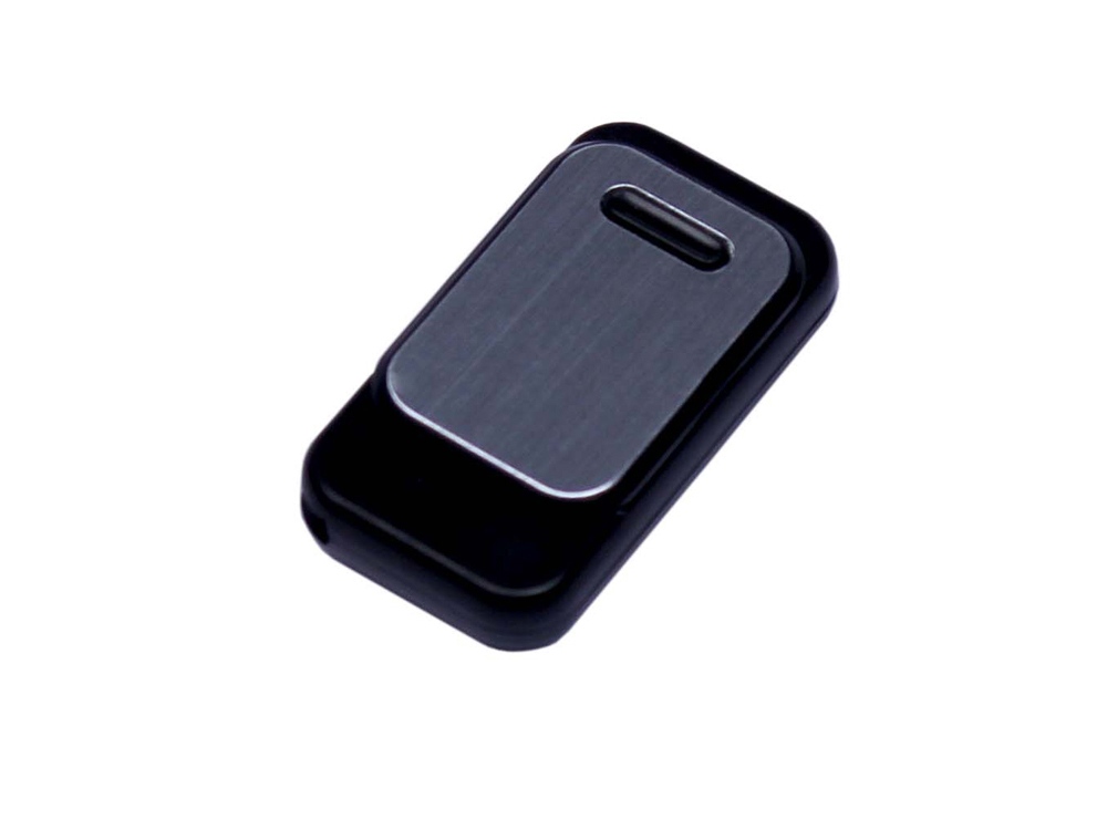 USB 2.0- флешка промо на 8 Гб прямоугольной формы, выдвижной механизм заказать под нанесение логотипа