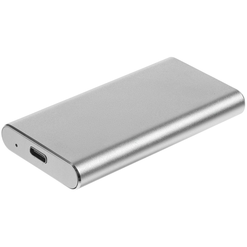 Портативный внешний SSD Uniscend Drop, 256 Гб, серебристый оптом под нанесение