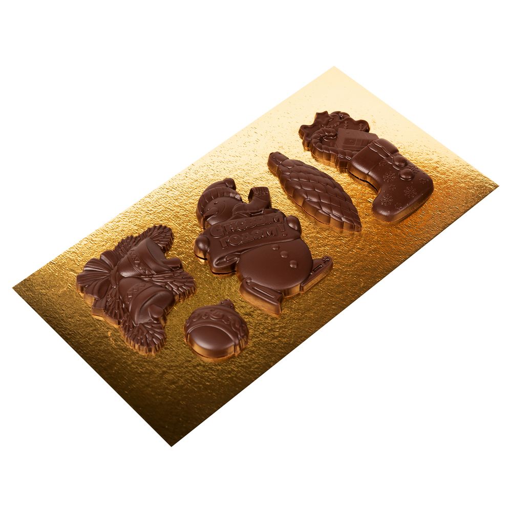 Набор фигурного шоколада Choco New Year на заказ оптом под нанесение