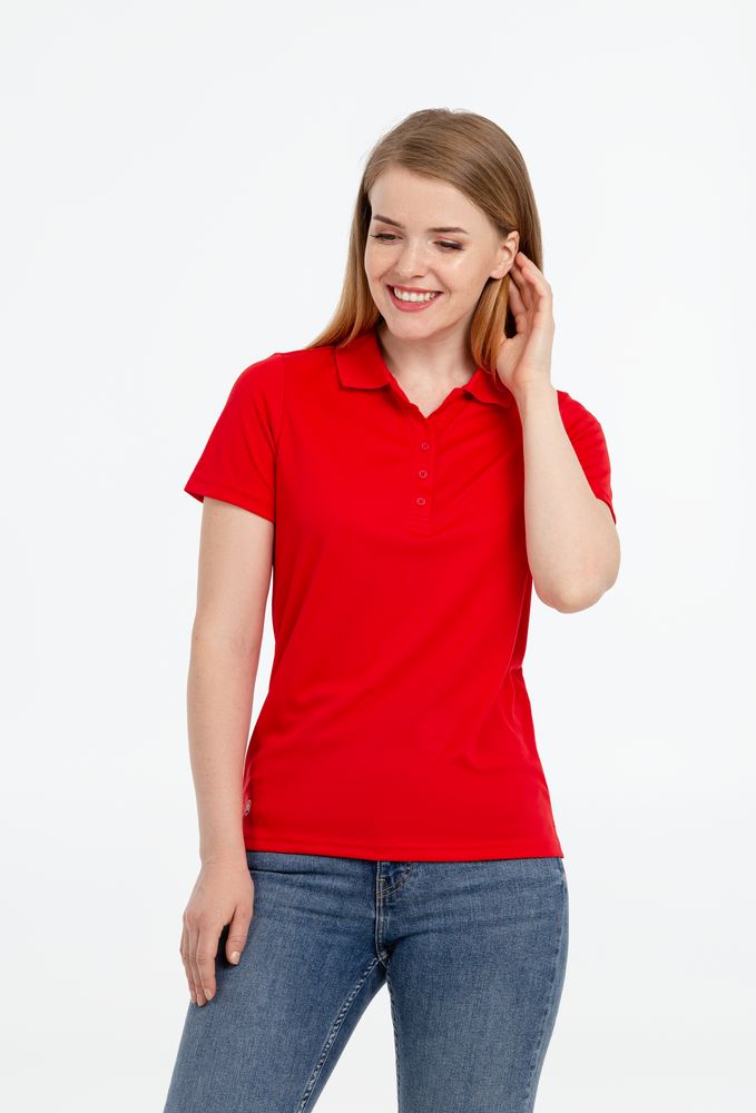 Рубашка поло женская Eclipse H2X-Dry белая, размер XS заказать под нанесение логотипа