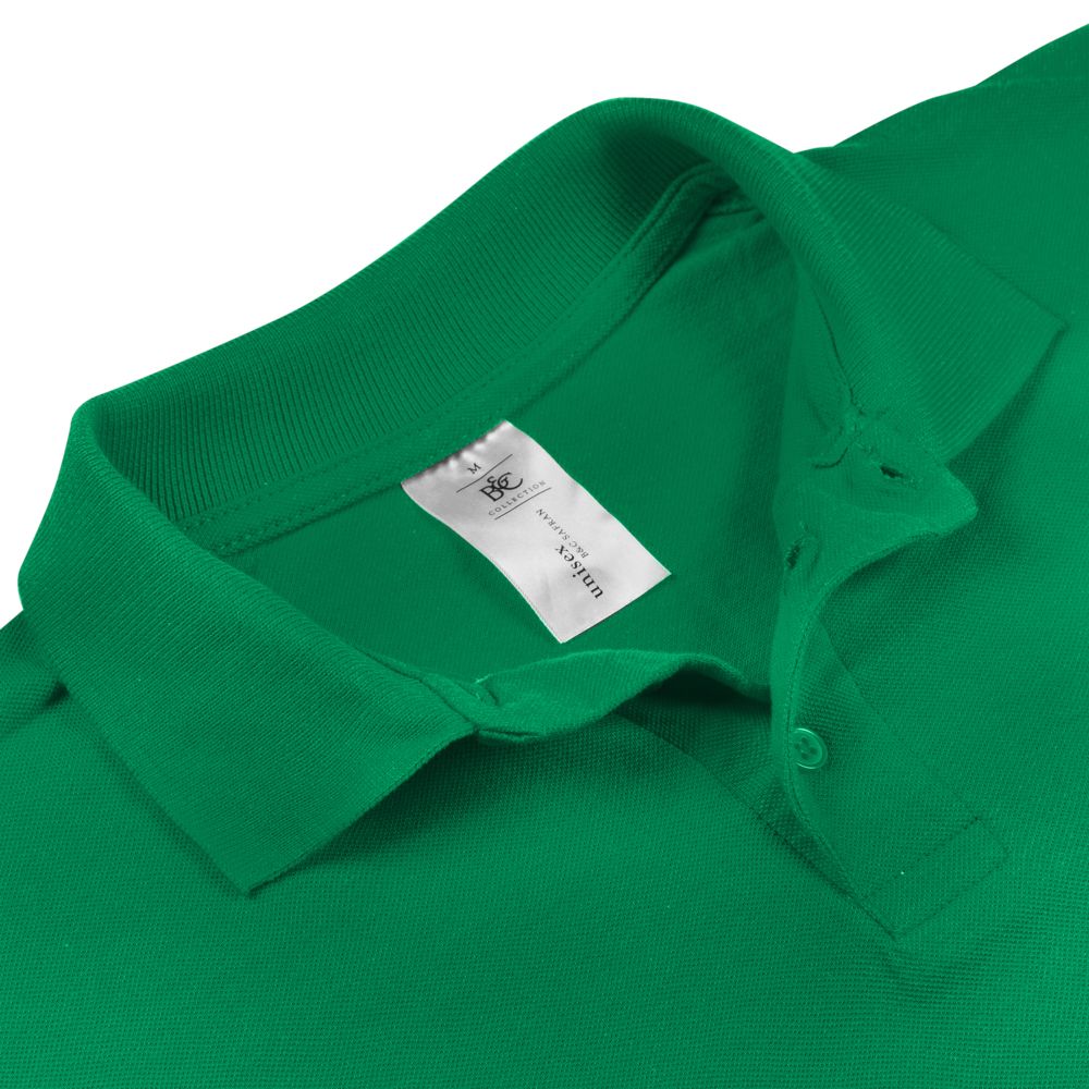 Рубашка поло Safran зеленая, размер S на заказ с логотипом компании
