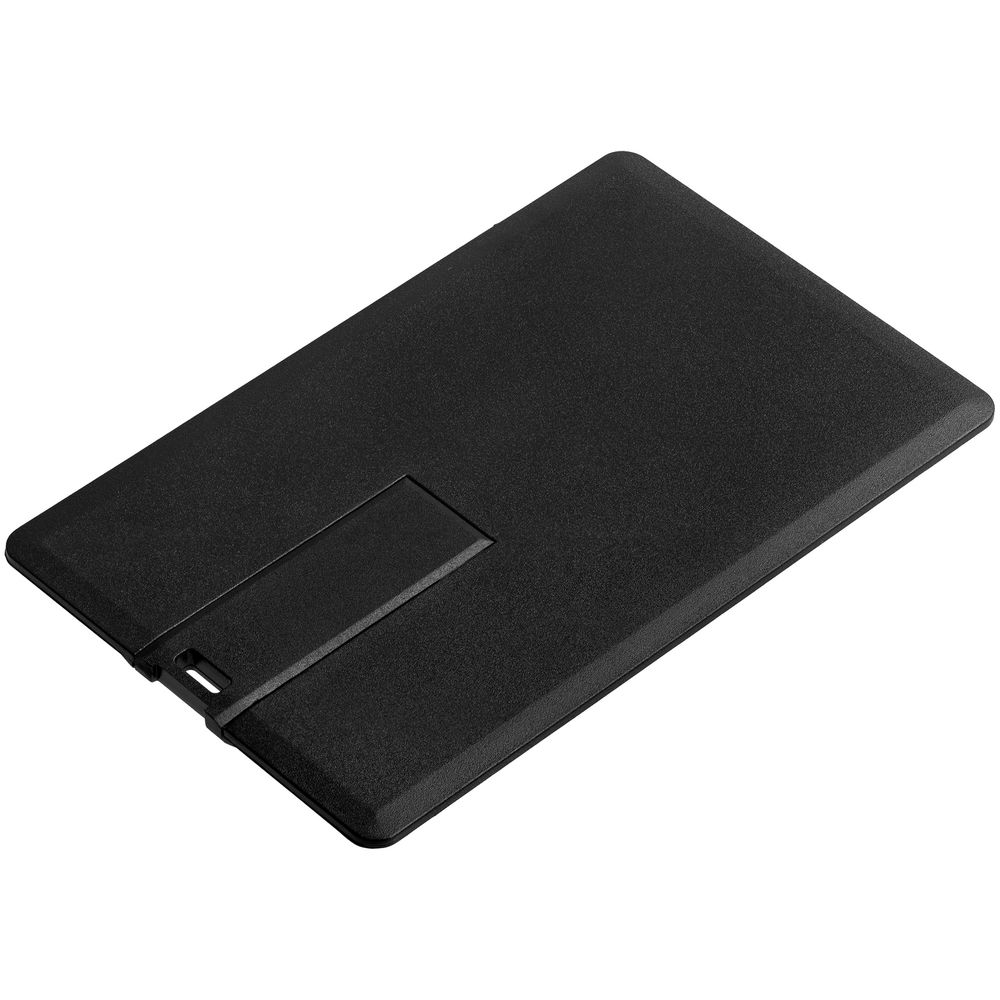 Флешка Card, 8 Гб, черная на заказ с логотипом компании