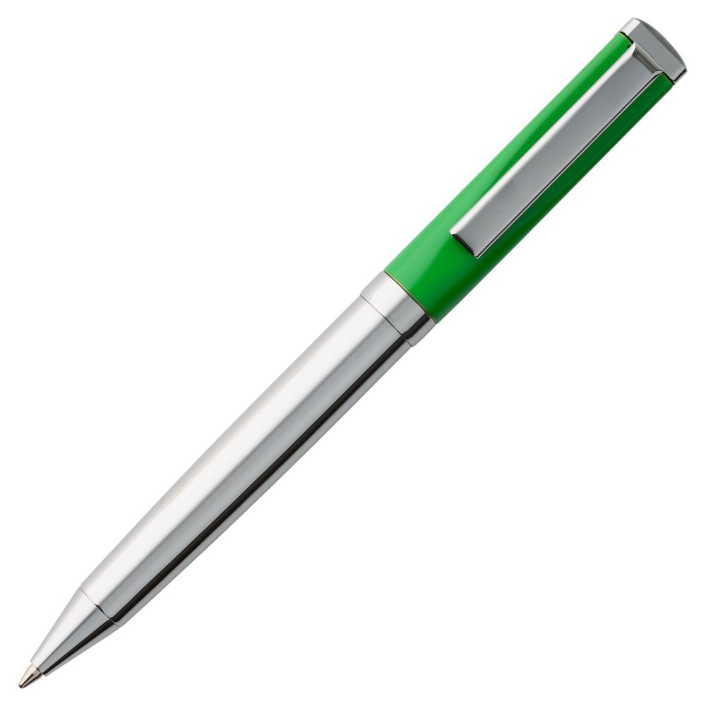Ручка шариковая Bison, зеленая заказать под нанесение логотипа