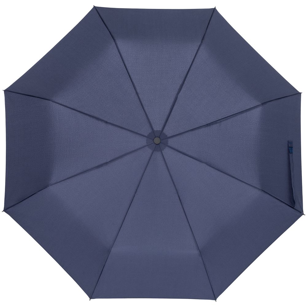 Зонт складной Hit Mini ver.2, темно-синий на заказ с логотипом компании