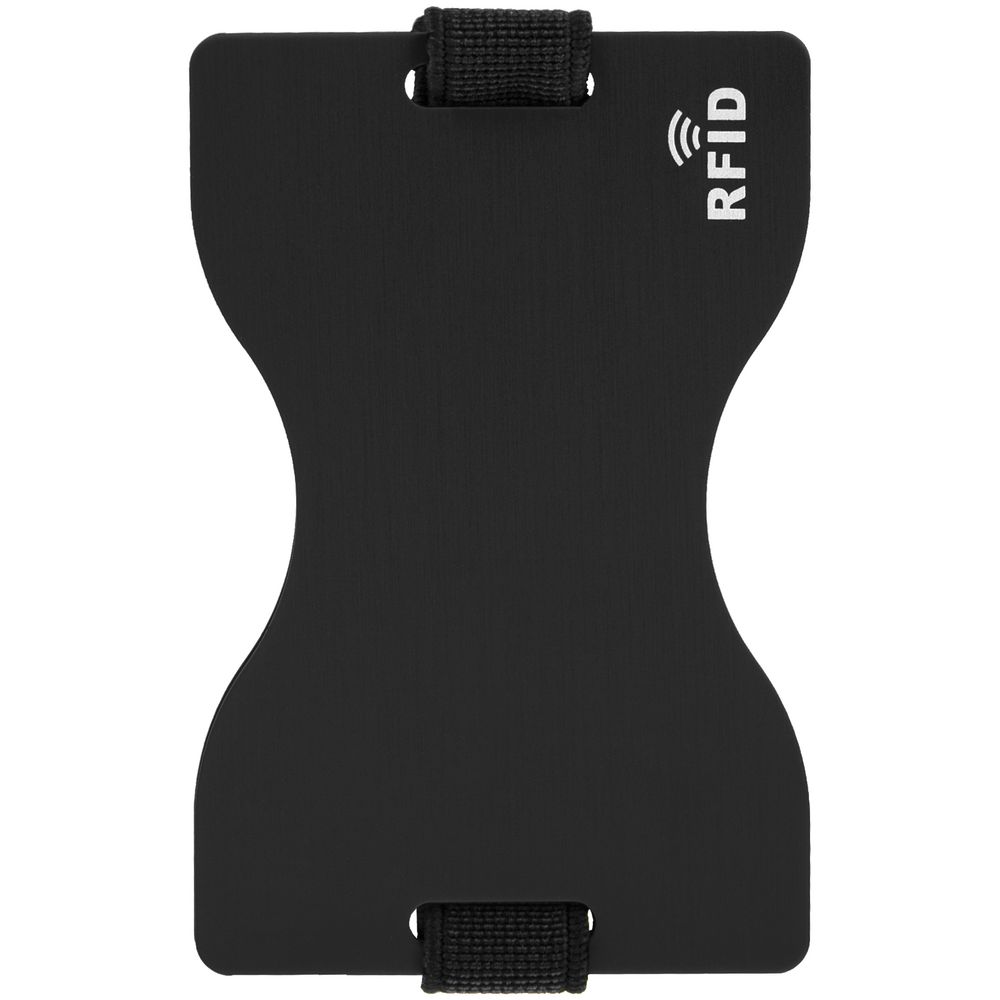 Футляр для карт Muller c RFID-защитой, черный заказать под нанесение логотипа