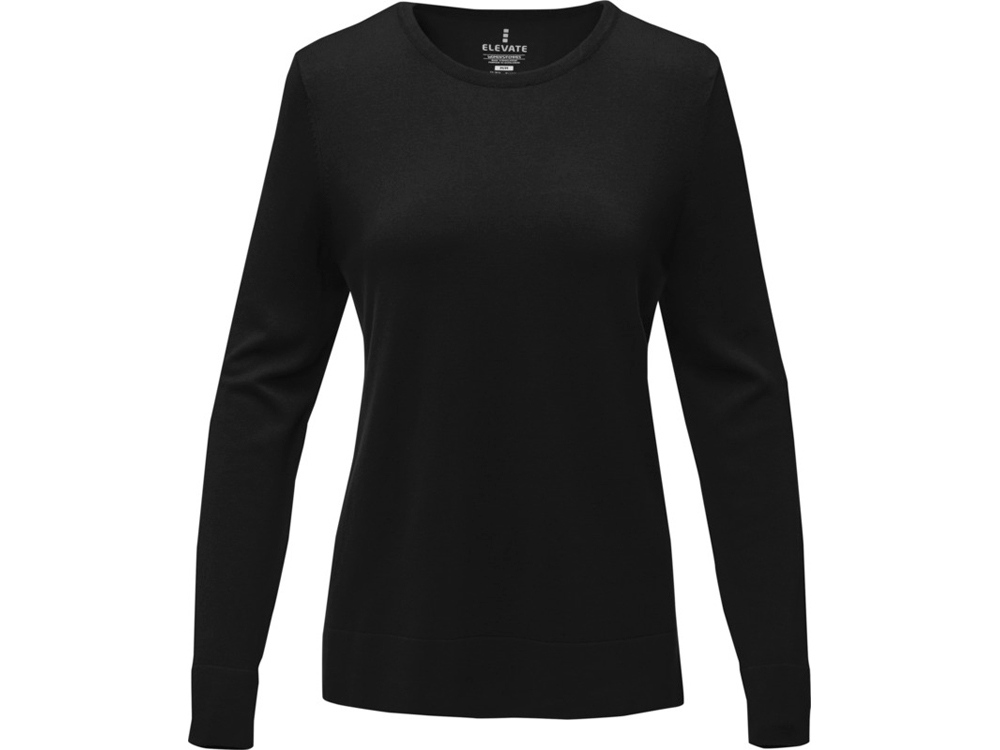 Пуловер «Merrit» с круглым вырезом, женский на заказ с логотипом компании