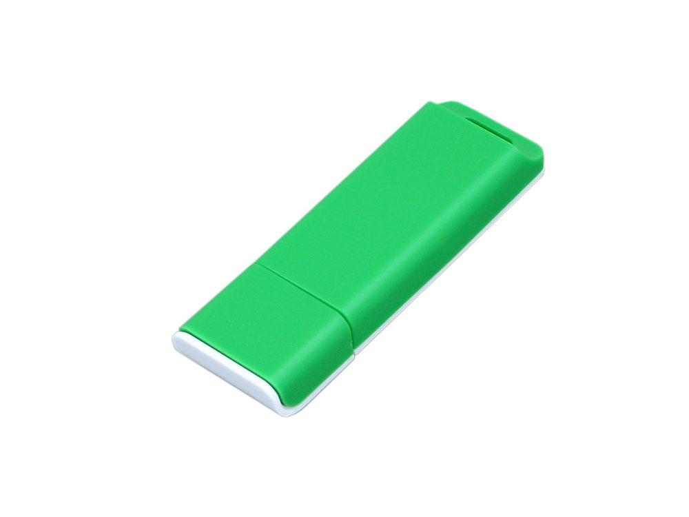 USB 2.0- флешка на 8 Гб с оригинальным двухцветным корпусом оптом под нанесение