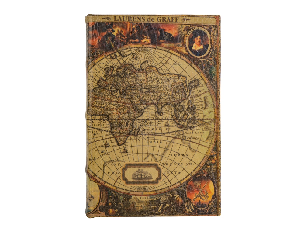 Подарочная коробка "Карта мира" L на заказ с логотипом компании