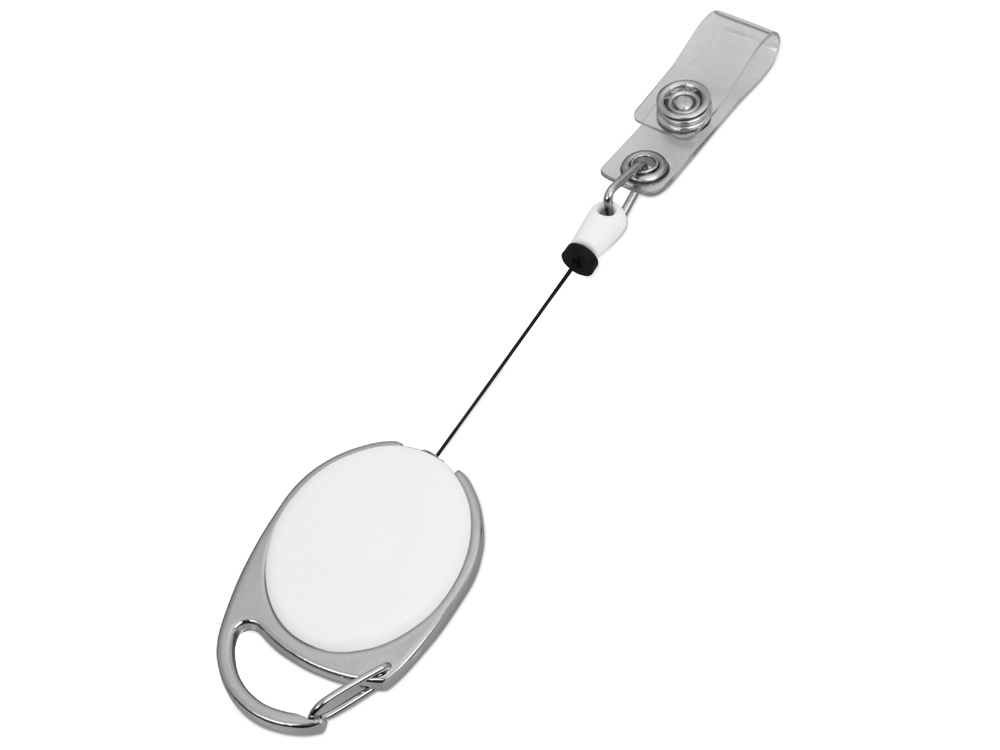Ретрактор «Слип» с хлястиком на кнопке на заказ с логотипом компании