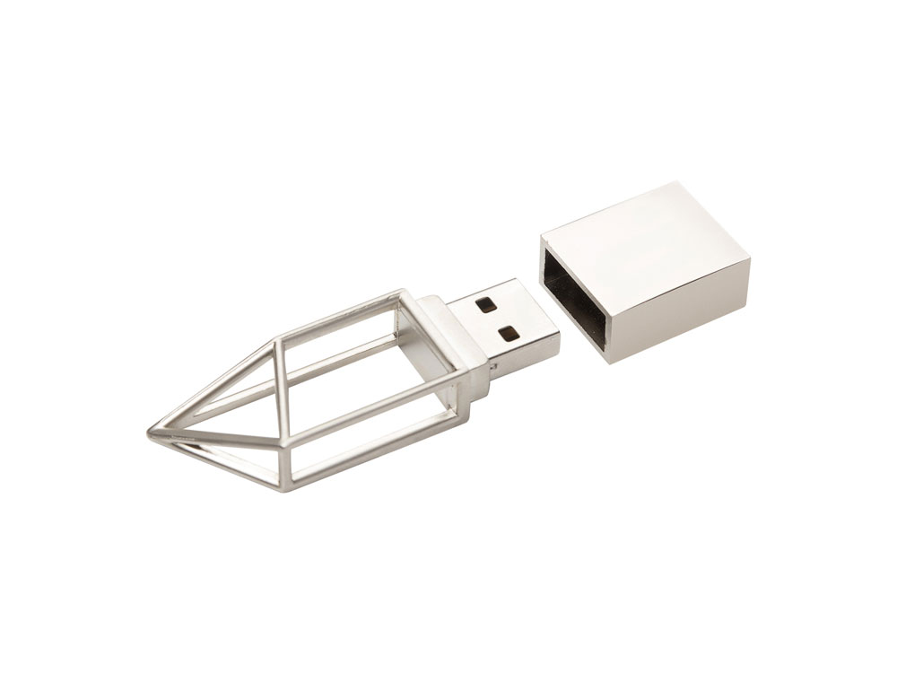 USB 2.0- флешка на 16 Гб «Геометрия» оптом под нанесение