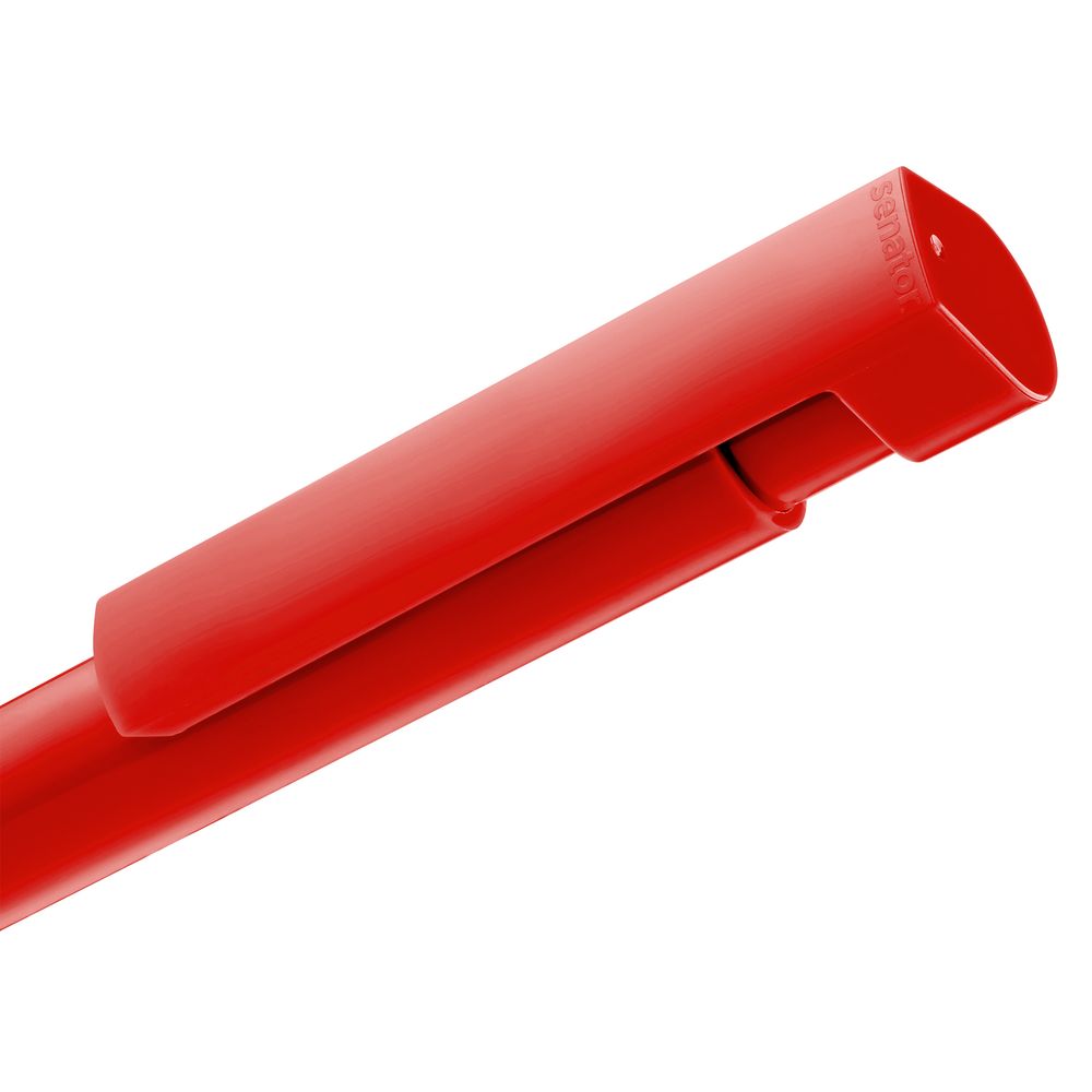Ручка шариковая Liberty Polished, красная с нанесением логотипа в Москве