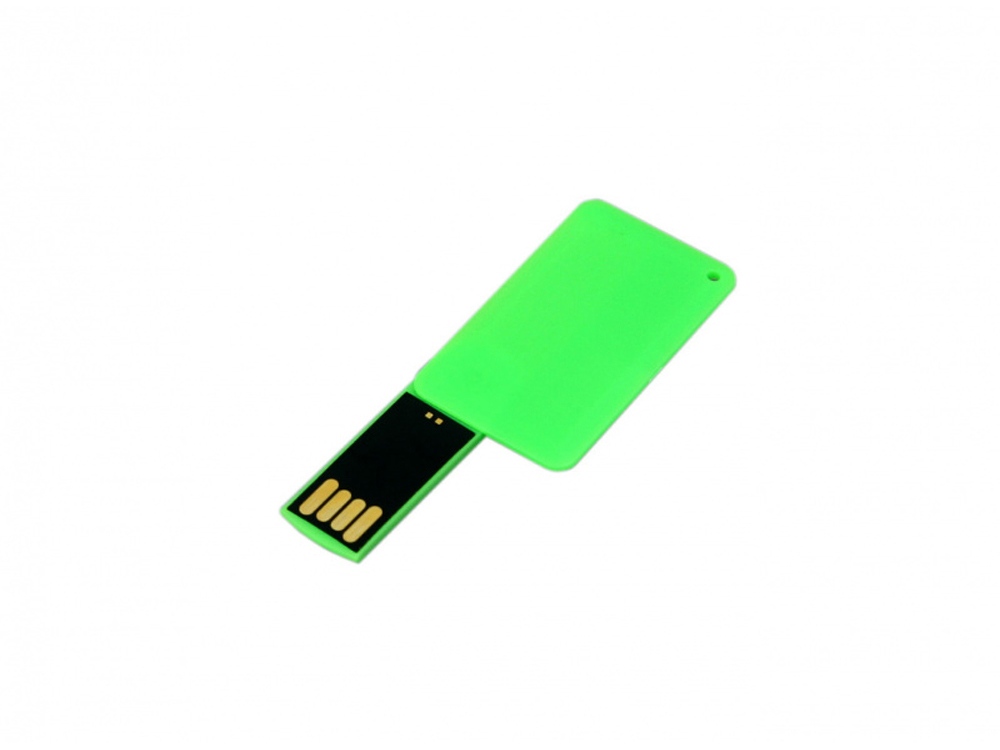 USB 2.0- флешка на 32 Гб в виде пластиковой карточки заказать под нанесение логотипа